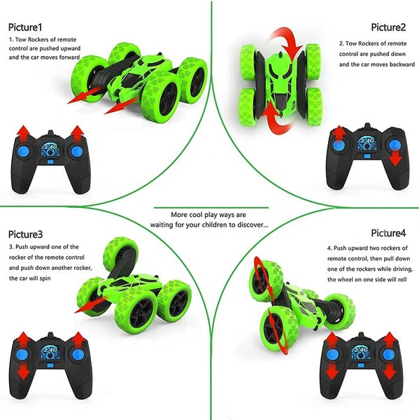 2.4 Ghz 4x4 360 RC Stunt Car 1/24 Scale