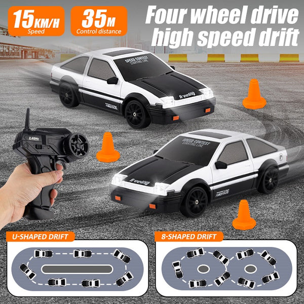 1:24 Mini RC Drift/Racing Car 4WD With LED Light