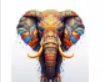 Spiral Cut Jigsaw Puzzle With Animal Shaped Pieces - Elephant