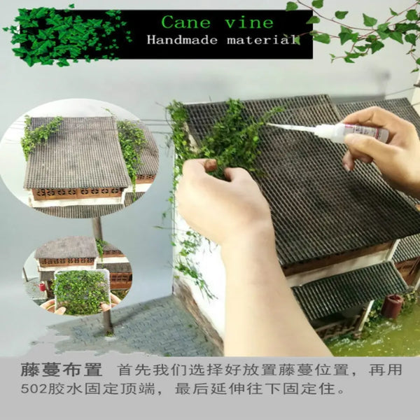 Long Foliage Vines For Scale Models, Dioramas, Scenery