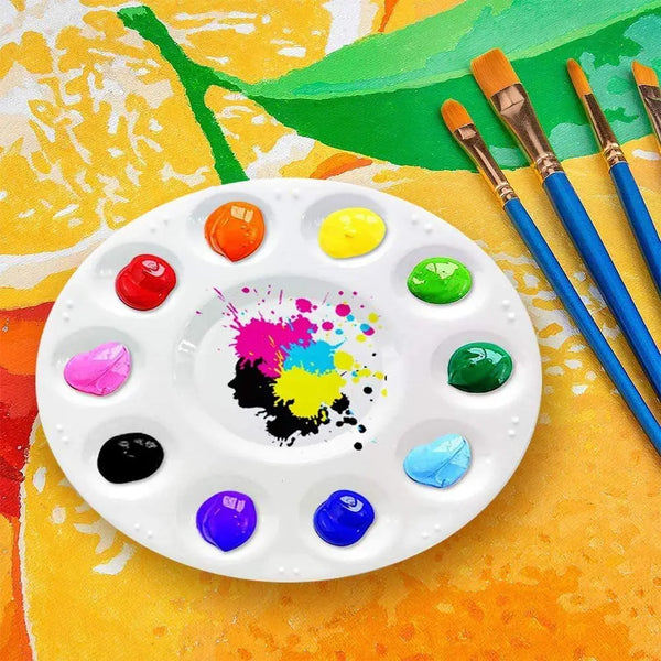 Med Round 10 Well Paint Palette