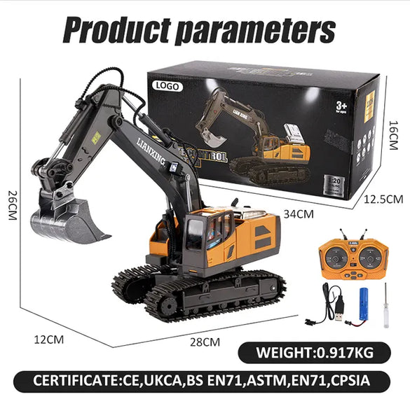 1/24 Scale RC Construction Equipment - Excavator