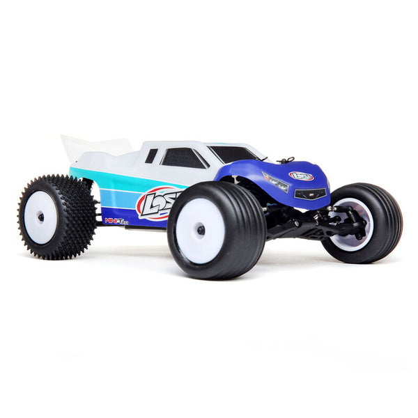 LOSI 1/18 Mini-T 2.0 2WD Stadium Truck Brushless RTR, Blue