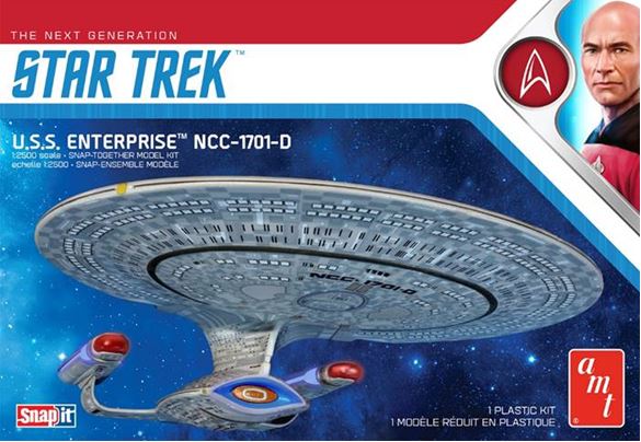 AMT Star Trek U.S.S. Enterprise-D (Snap) 2T 1/2500 (Level 2)