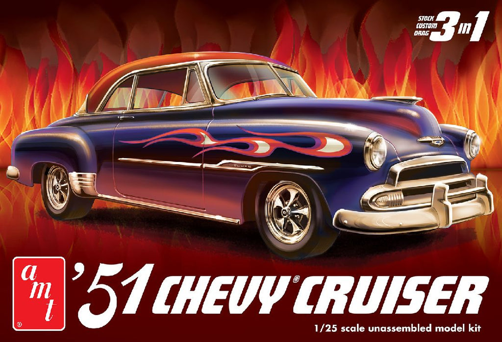 AMT 1/251951 Chevy Custom Cruiser Model Kit (Level 2)