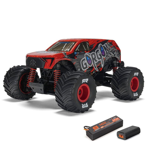Arrma 1/16 GORGON GROM Brushed 4x4 RTR (B&C Incl) Red