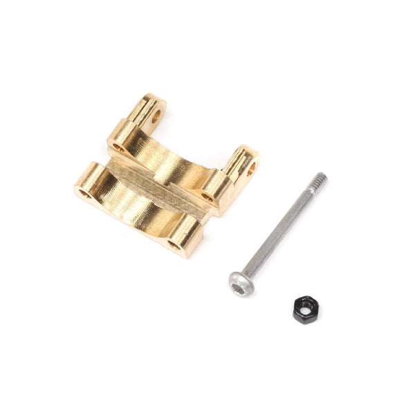 Axial Rear Upper Link Mount, Brass 1.5g: SCX24