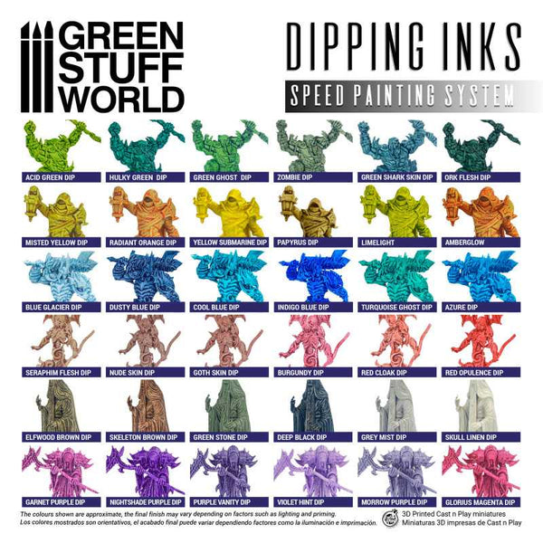 Dipping ink 60 ml - Green Shark Skin Dip