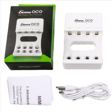 Gens Ace AA & AAA Nimh Rechargeable Battery Charger