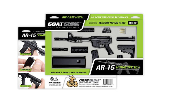GoatGuns AR15 Metal Diecast Model Assembly Kit - Black