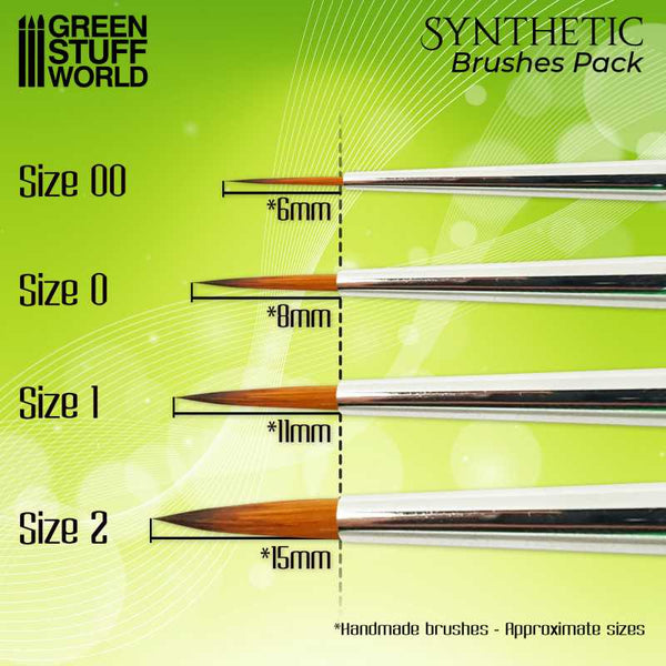 GREEN SERIES Synthetic Brush - Size 0