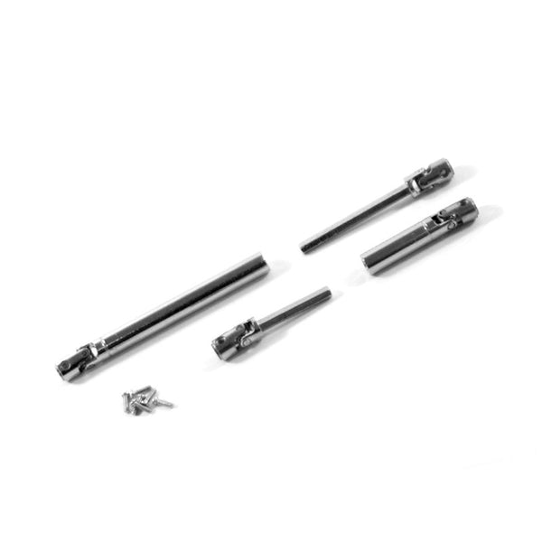 Hobby Plus Steel U-Joint Drive Shaft Set (2) For CR-18