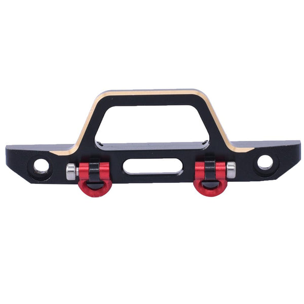 Hobby Details Aluminum Front Bumper for Axial SCX24 (Black/Gold)