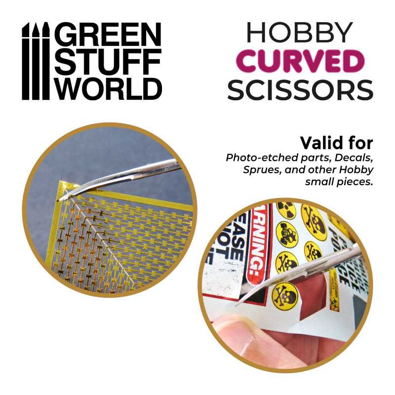GSW Hobby Scissors - Curved Tip