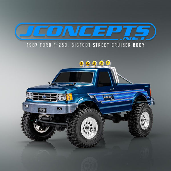 JConcepts 1987 Ford F-250, Bigfoot Street Cruiser Body (SCX24)