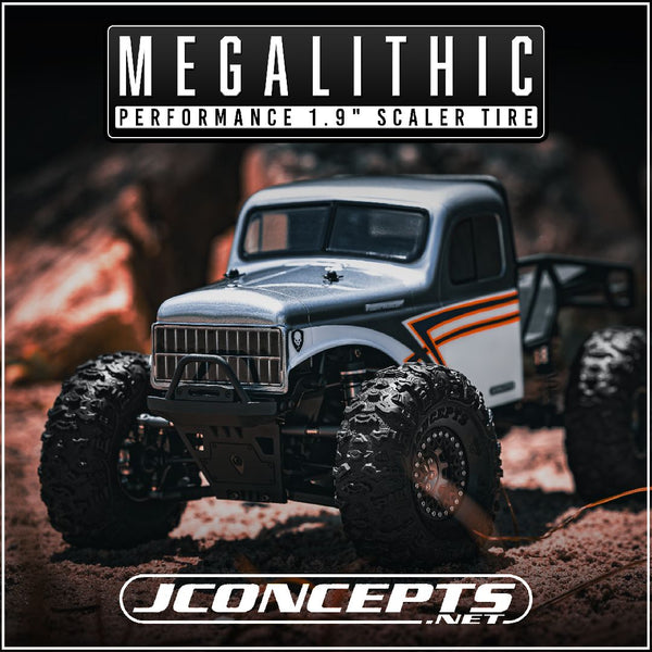 JConcepts 1.9" Megalithic Scaler Tire - Green Compound 4.75" OD