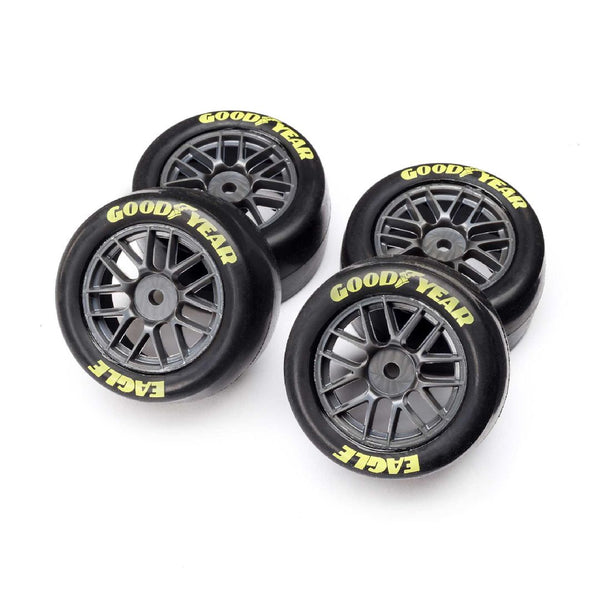 Losi Goodyear Eagle Mounted Tires, Medium (4): NG