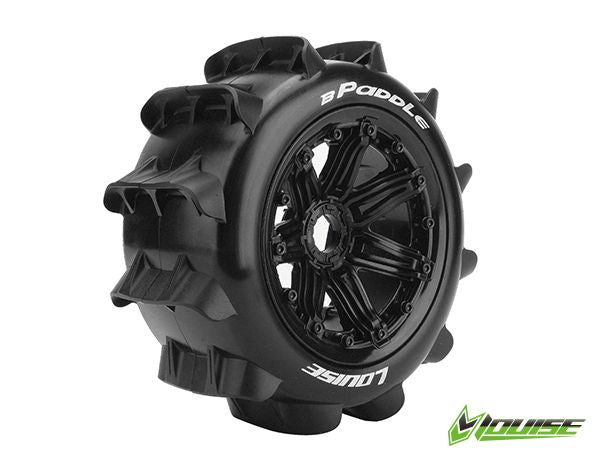 Louise R/C B-Paddle 1/5 (Sport) 24mm on Black Wheel (2) (Rear)