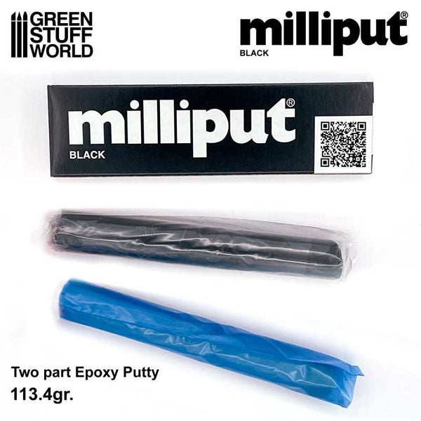 Milliput Black Two Part Epoxy Putty