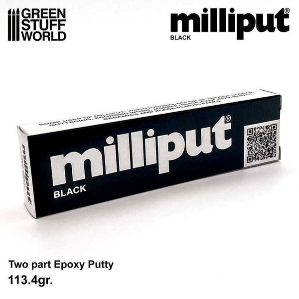 Milliput Black Two Part Epoxy Putty
