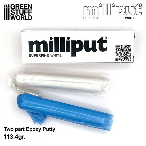 Milliput Super Fine White Two Part Epoxy Putty