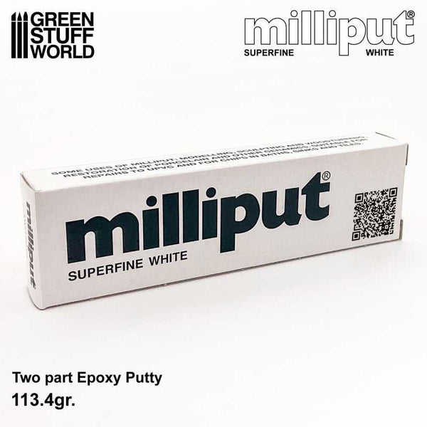 Milliput Super Fine White Two Part Epoxy Putty