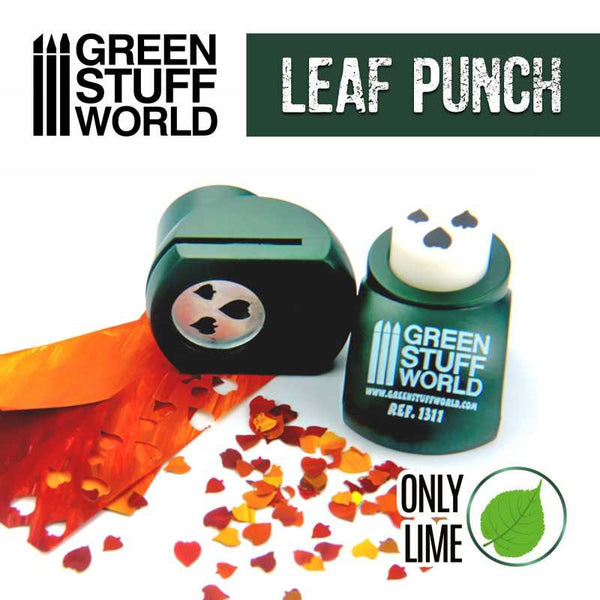 Miniature Leaf Punch DARK GREEN