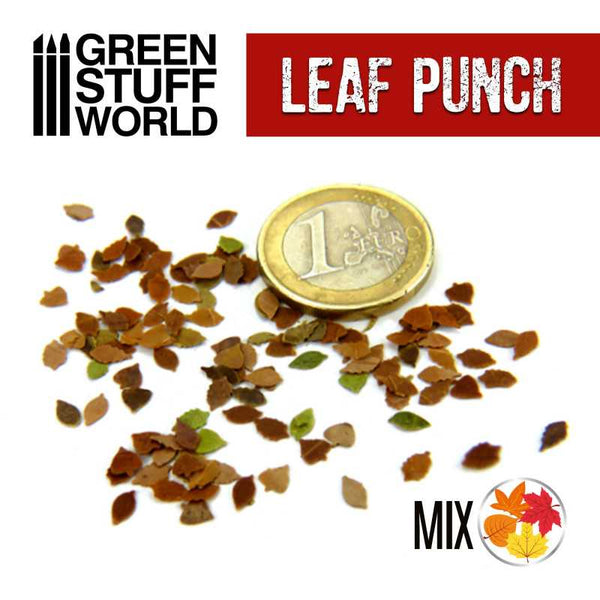 Miniature Leaf Punch RED