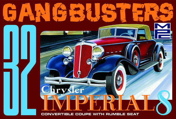 MPC 1932 Chrysler Imperial "Gangbusters" 1/25 Model Kit (Lvl 2)