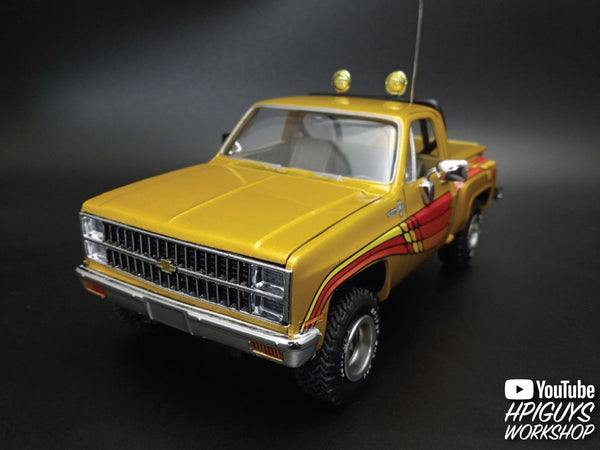 MPC 1/25 1981 Chevy Stepside Pickup Sod Buster Model Kit