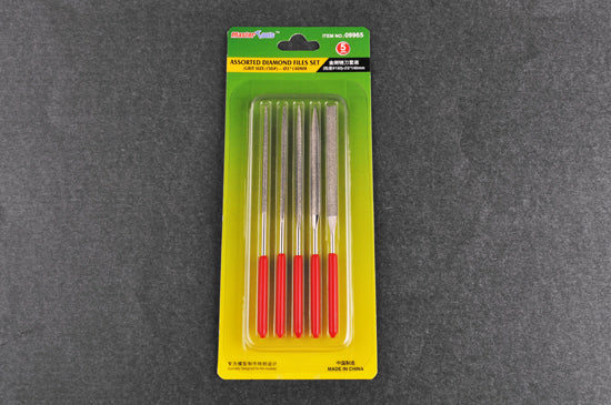 Master Tools Assorted diamond files set (Grit size:150) 3x140mm