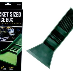 Pocket Sized TPR Plastic Green Sluice Box – 12″X3″x5.5″