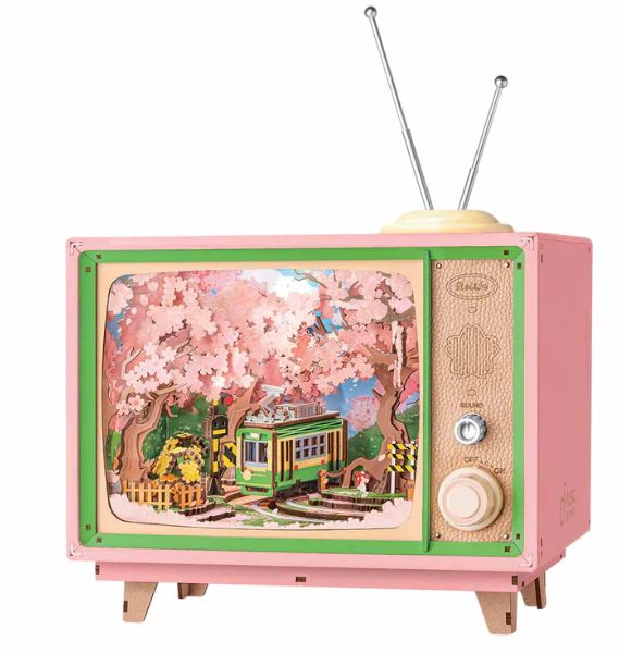 Rolife Sakura Dreamy Tour DIY Music Box 3D Wooden Puzzle