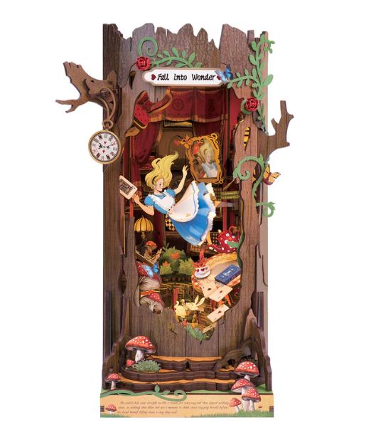 Rolife Alice Adventure DIY Book Nook Shelf Inset