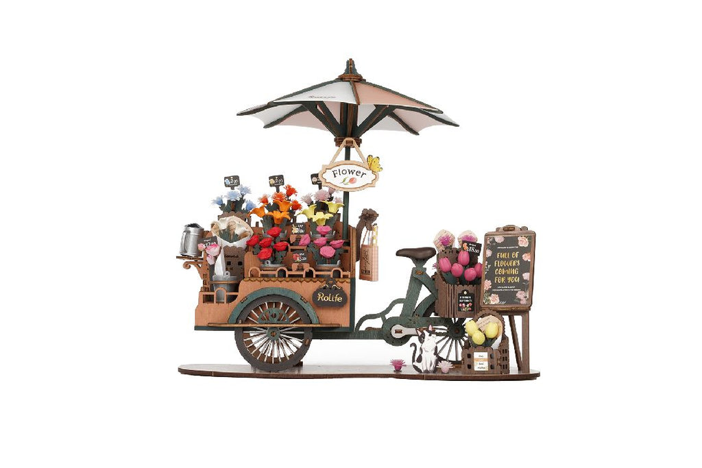 Rolife Blossom Cart 3D Wooden Puzzle