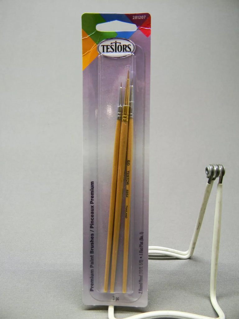 3 Piece Premium Assorted Brush Set
