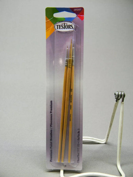 3 Piece Premium Assorted Brush Set