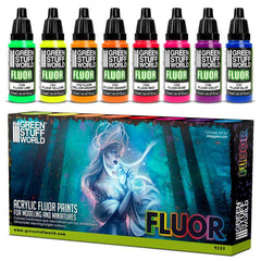Paint Set - Fluor Paints Set x8