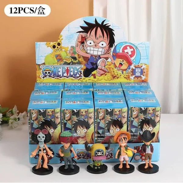 Blind Box Mini Figures 2-3" W/Base Assorted - One Piece