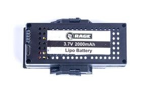 3.7V 1S 2000mAh Lipo Battery w/Case; Stinger 2.0