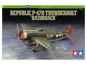 1/72 P-47D Thunderbolt Plastic Model Airplane Kit