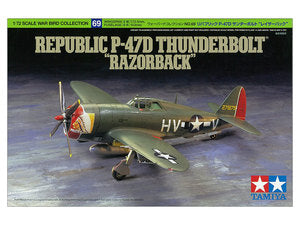 1/72 P-47D Thunderbolt Plastic Model Airplane Kit
