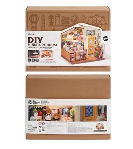 Rolife Cozy Kitchen Diy Miniature House Kit Island Toys Hobby Rolife Cozy Kitchen Diy Miniature House Kit Island Toys Hobby