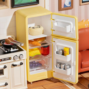 Rolife Happy Meals Kitchen DIY Plastic Miniature House