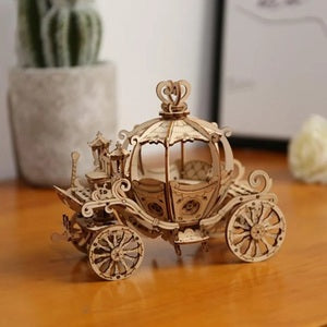 Rolife Pumpkin Carriage 3D Wooden Puzzle