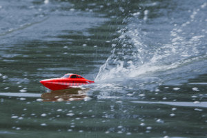 LightWave Electric Micro RTR Boat; Red