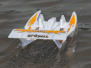 Tribus 250 Electric Powered RTF Amphibious Aircraft; Orange