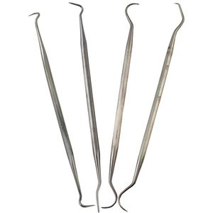 4pc Dental Pick Assortment, Carded
