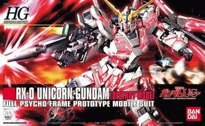 #100 Unicorn Gundam (Destroy Mode) "Gundam UC" HGUC 1/144, Bandai