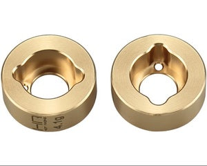 Brass Rear Hub 4.1g, SCX30